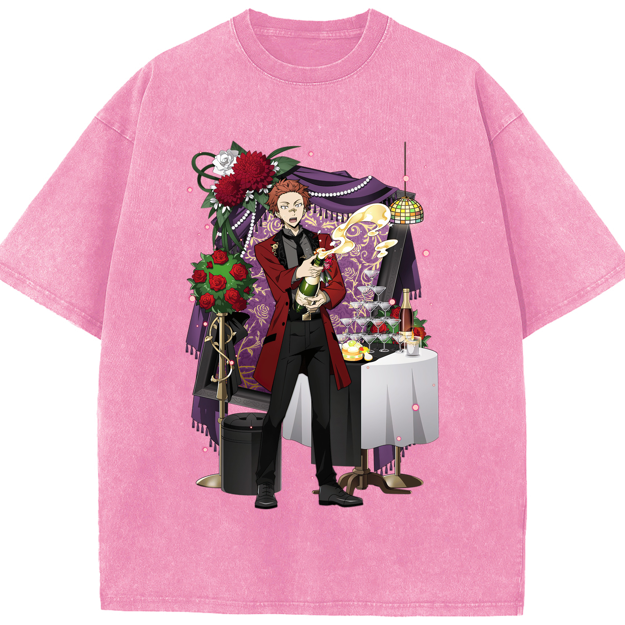 （画像用） 文豪ストレイドッグス Bungo Stray Dogs 綿100% ヴィンテージ風 半袖Tシャツ（フロントプリント）